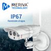 CAMARA SMART HOME MERIVA TECHNOLOGY MC16S / 1080P-2MP / H.264 / 4 MM / 15M IR / SLOT MICRO SD / WI-FI / P2P / CLOUD / IP67 / 5VDC